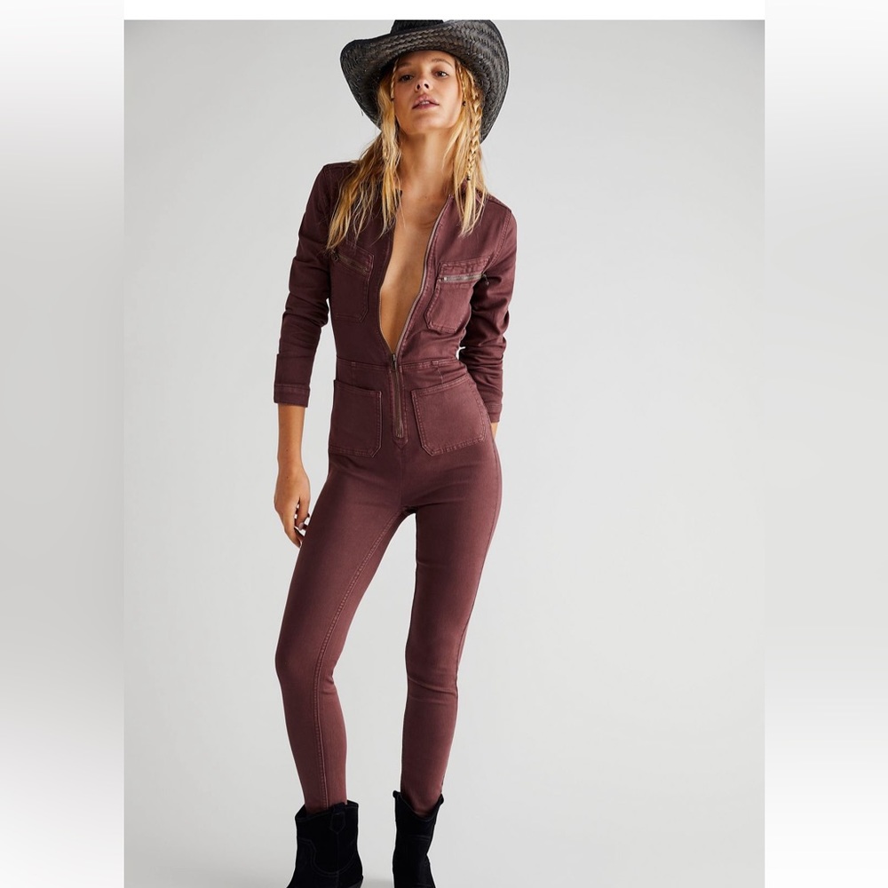 Free People Lennox Jumpsuit XS